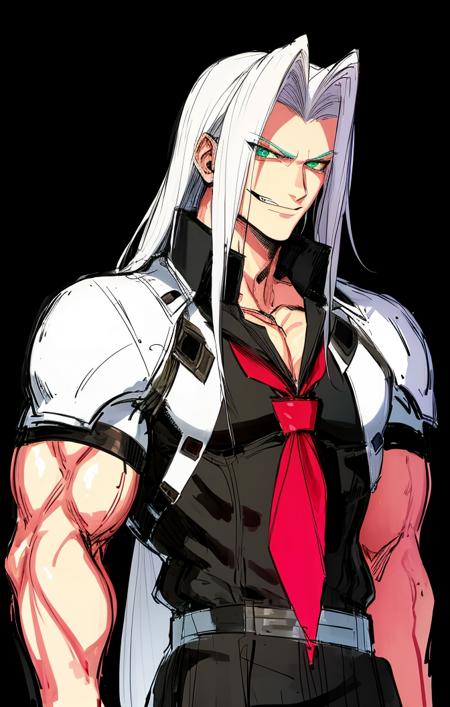 36735-3368007176-highres, detailed, sketch, muscular male, (school uniform, serafuku_1.2), sephiroth [final fantasy], male focus, smirking expres.png